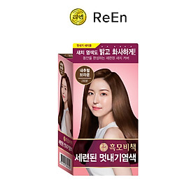 Màu nhuộm tóc chuẩn Chuyên gia Reen Heukmobichaek Stylist color 128gr