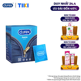 Bao cao su Durex Jeans Hộp 30 bao