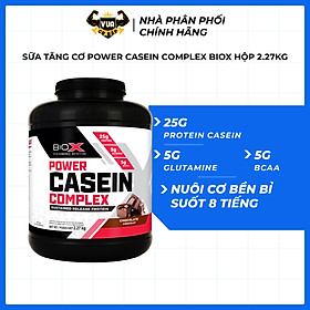 Sữa Tăng Cơ Power Casein Complex Biox Hộp 2.27Kg