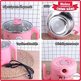 Mua Ca Nấu Mỳ / Lẩu Mini Cắm Điện Modosa 18Cm - Hàng Chính Hãng