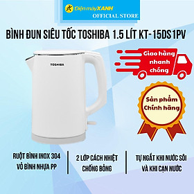 Mua Bình đun siêu tốc Toshiba 1.5 lít KT-15DS1PV - Hàng Chính Hãng