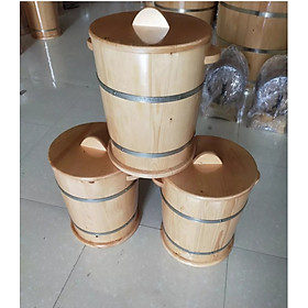 Mua Thùng đựng gạo bằng gỗ - Loại 20 kg