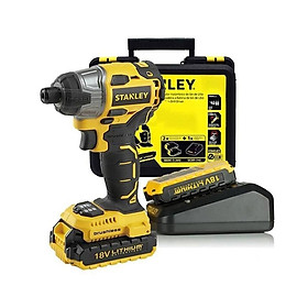 Máy vặn bu lông dùng pin không chổi than lực siết 180Nm Stanley SBI201D2K-B1