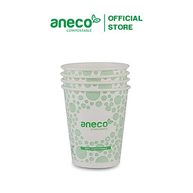Cốc giấy dạng lốc ANECO phân hủy sinh học hoàn toàn (Lốc 50-100 cốc)