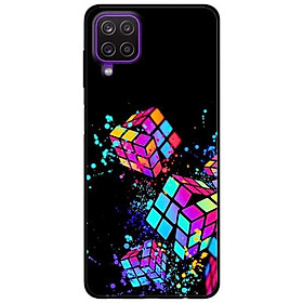 Ốp lưng dành cho Samsung A12 - A20 / A30 - A20s mẫu Khối Cubic Đủ Màu