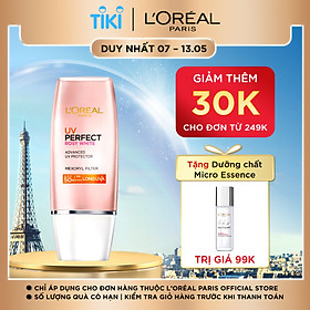 Kem Chống Nắng Sáng Hồng Da Bảo Vệ 12h L'oreal SPF50/PA+++ UVP (30ml)