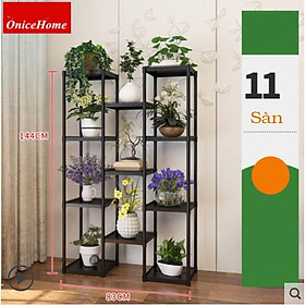 Mua kệ để chậu hoa  cây cảnh - kệ ngăn trang trí nhựa 11 ngăn_RE0201