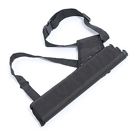 3 Tubes   Quiver Hip Waist Bag Holder Belt Strap Case Adjustable