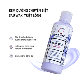 Kem dưỡng chuyên biệt sau waxing, triệt lông Jax Wax Bluebell