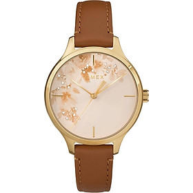 Đồng Hồ Nữ Dây Da Timex Crystal Bloom 36mm - TW2R66900