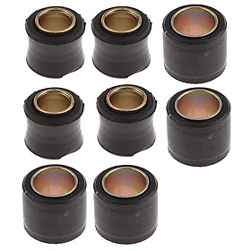 8x Motor Shock Absorber Rear Bush 12mm+14mm For Motorcycles Replacing Parts