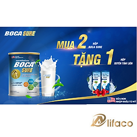 Mua 2 BOCA SURE tặng 1 xịt họng xuyên tâm liên suca ALIFACO sữa non nhập