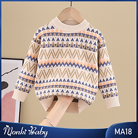 Áo len Vintage trẻ em, chất len đanh mịn đẹp, ấm áp, màu xinh cho cả bé trai và gái | MA18