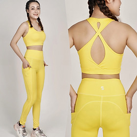 Wamika Yoga Workout Set (Yellow Version). - Joylyan Wear