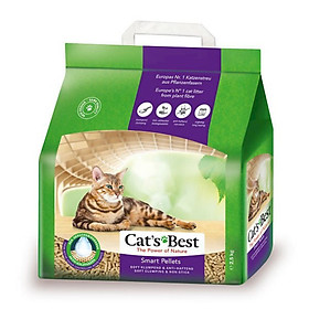 Cát Vệ Sinh Hữu Cơ Vón Cục Cho Mèo Lông Dài Smart Pellets Cat's Best CBSP05L (2.5kg)