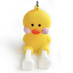 Móc khóa - Đế đỡ điện thoại hình thú ngộ nghĩnh - Vịt vàng