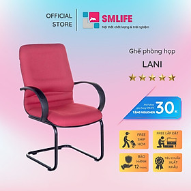 Ghế phòng họp chân quỳ bọc vảiSMLIFE Lani