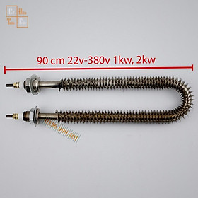 Mua Điện trở sấy khô chữ U 90cm công suất 1KW 2KW điện áp 220V 380V có cánh tản nhiệt