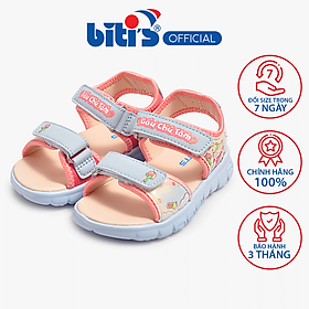 Sandal thông dụng đế Eva phun GẤU CHÚ TÂM Biti's Bé gái BEG003000XDL (Xanh dương lợt)