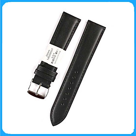 Dây Da Đồng Hồ ZRC Pháp Dòng MIAMI Da Bê Màu Đen Vân Trơn Cỡ 20mm