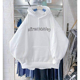 Áo hoodie nỉ form rộng tay phồng nón to in hoạ tiết,Áo khoác nỉ chùm đầu ulzzang unisex nam nữ thời trang thu đông