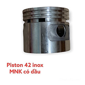 [Freeship] Piston inox đường kính 42mm dùng cho máy nén khí,bơm hơi máy nén khí có dầu trực tiếp, PT42