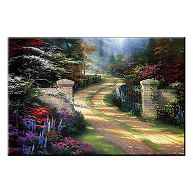 Mua Tranh Treo Tường CẢNH ĐẸP NÊN THƠ HỮU TÌNH Q6D8 - 21 (40 x 60 cm) Thế Giới Tranh Đẹp