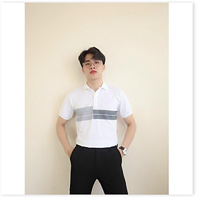 Áo thun cổ trụ ngắn tay tôn dáng chuẩn body KME FASHION