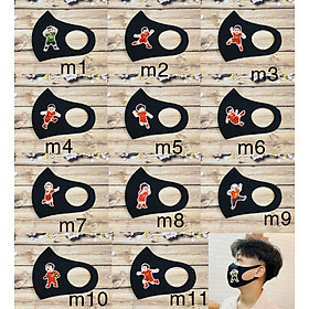 SET 2 Khẩu trang cầu thủ bóng đá Việt Nam vài su