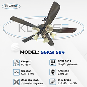 Mua Quạt trần chùm đèn Klasse 56KSI 584 hàng chính hãng