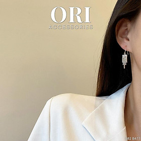 Bông tai nữ dáng dài Shine Bright ORI ACCESSORIES B477