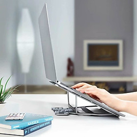 Mua Giá Đỡ Aluminum Wiwu S100  Dành Cho Macbook  Laptop 13 Inch Đến 15.5 Inch Chất Liệu Nhôm Nguyên Khối - Hàng Chính Hãng