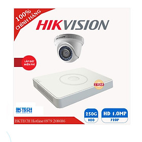 Combo bộ 1 camera giám sát hikvision hd- hàng chính hãng