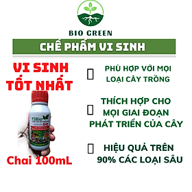 Mua Chế phẩm sinh học diệt côn trùng TSBIO 100ml  nhện đỏ rệp sáp vẽ bùa sâu non sâu cuốn lá  rệp bọ cánh cứng cho hoa hồng 