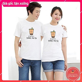 Hình ảnh Áo Thun Cặp Đôi Cao Cấp - Thun Cotton - Đủ Size AC108T