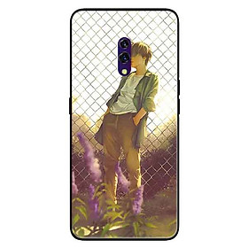 Ốp lưng in cho Oppo K3 Mẫu Bông Nền Hồng