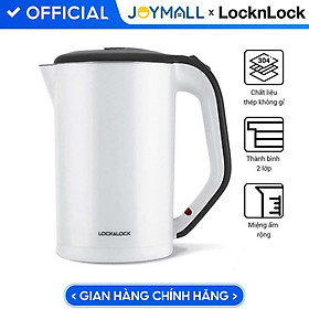 Bình đun siêu tốc 2 lớp lock&lock ejk738wht - trắng - hàng chính hãng