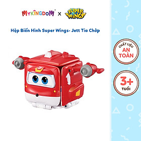 Đồ chơi mô hình SUPERWINGS Hộp biến hình Super wings- Jett tia chớp YW740571