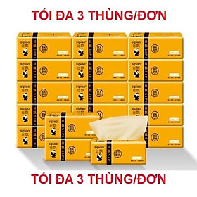 Mua ️RẺ NHẤT️ THÙNG 30 GÓI GIẤY ĂN GẤU TRÚC SIPAO - GIẤY ĂN SIPAO 300 tờ  siêu dai Loại 1