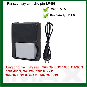 Mua COMBO PIN SẠC THAY THẾ CHO PIN MÁY ẢNH CANON LP-E5