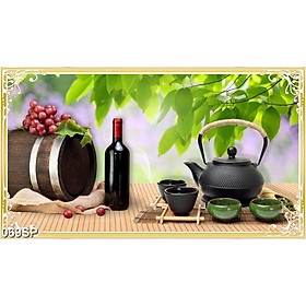 TRANH DÁN TƯỜNG 3D SPA NHẸ NHÀNG SP69 - TRANH NAIL - PHUN XĂM - SALON TÓC - NỐI MI - YAN SHOP