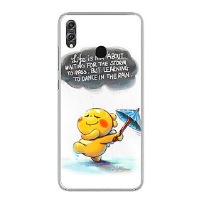 Ốp lưng dẻo cho Honor 8X - 0009 RAIN01 - Hàng Chính Hãng