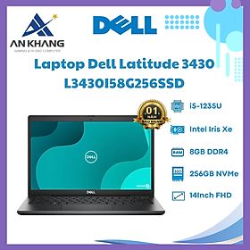 Mua Laptop Dell Latitude 3430 L3430I58G256SSD ( Intel Core i5-1235U | 8GB | 256GB | 14 inch FHD | Intel Iris Xe | Ubuntu | Đen) - Hàng Chính Hãng - Bảo Hành 12 Tháng