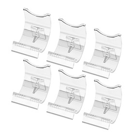 6 Pcs Translucent Lighter Collectors Display Case Showcase for Lighter