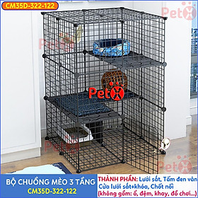 Chuồng mèo 3 tầng, 2 tầng lưới sắt nuôi thỏ, bọ ú, nhím sóc
