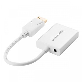 Mua Cổng chuyển DISPLAY PORT to VGA + Audio  Ugreen 20412 - 20 cm Hàng Chính Hãng