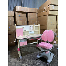 Mua Bàn học chống cận chống gù thông minh điều chỉnh độ cao có ngăn kéo tủ chứa  giá sách  vách treo đồ A09