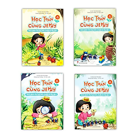 Sách - Combo 4 cuốn Học Toán Cùng Jenny - Sách Dành Cho Học Sinh Chuẩn Bị Vào Lớp 1 - Bộ Mở Rộng (PV)