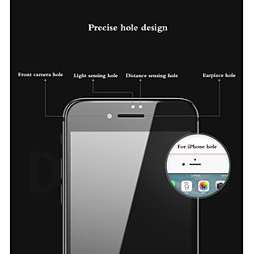 Miếng dán kính cường lực 6D dành cho iphone 6 6s 6 plus 6s plus 7 7 plus 8 8 plus X XS rẻ trắng/đen
