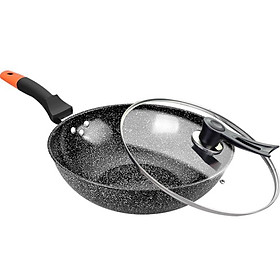 Mua Chảo chống dính siêu bền đá sâu Coopia Hàn Quốc  có nắp kính size 32cm